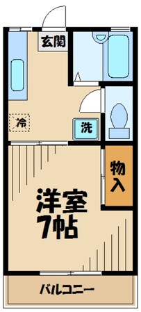 サンチェリーハイツの物件間取画像